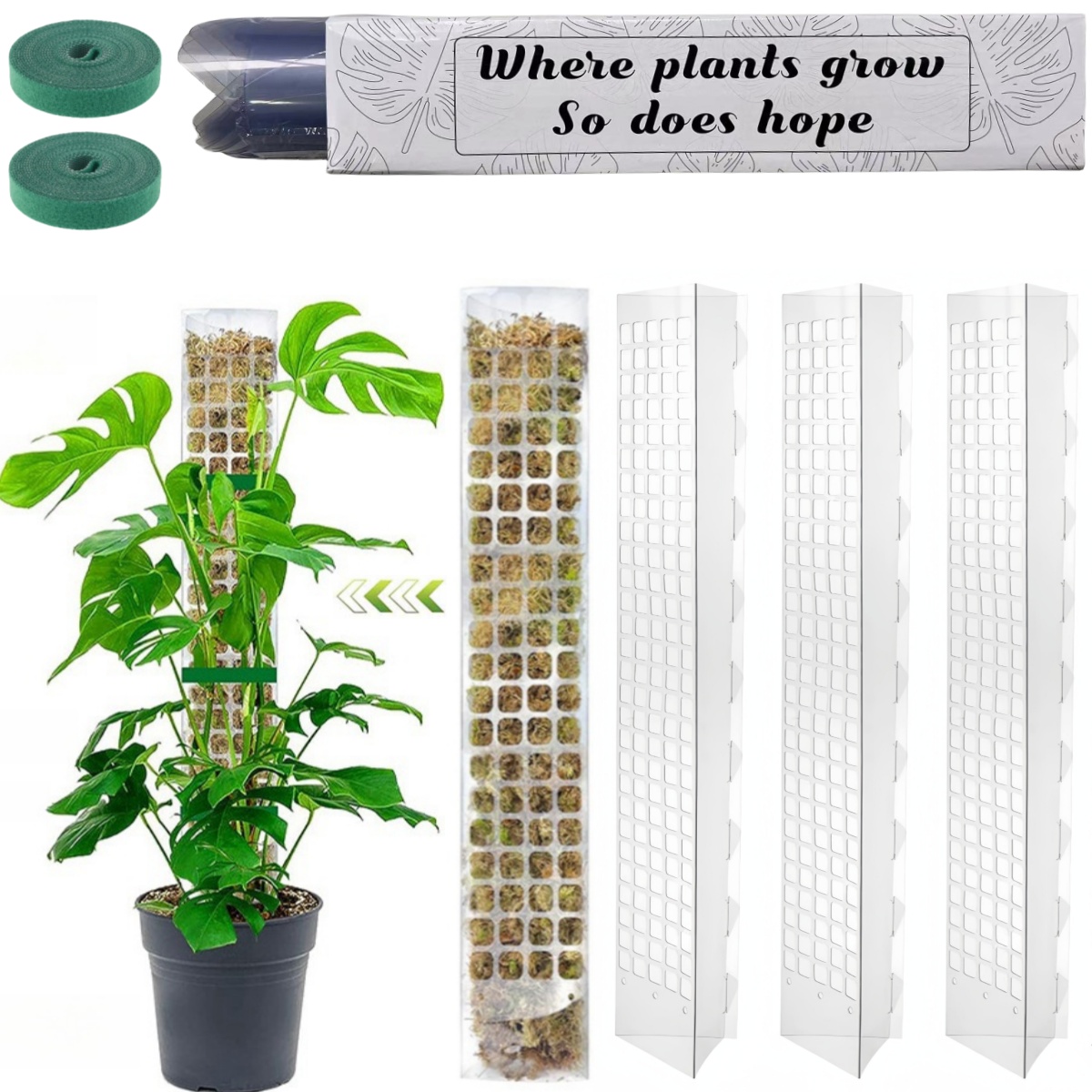 Indoor Herb Garden - Пластиковая подставка для растений с жердиной