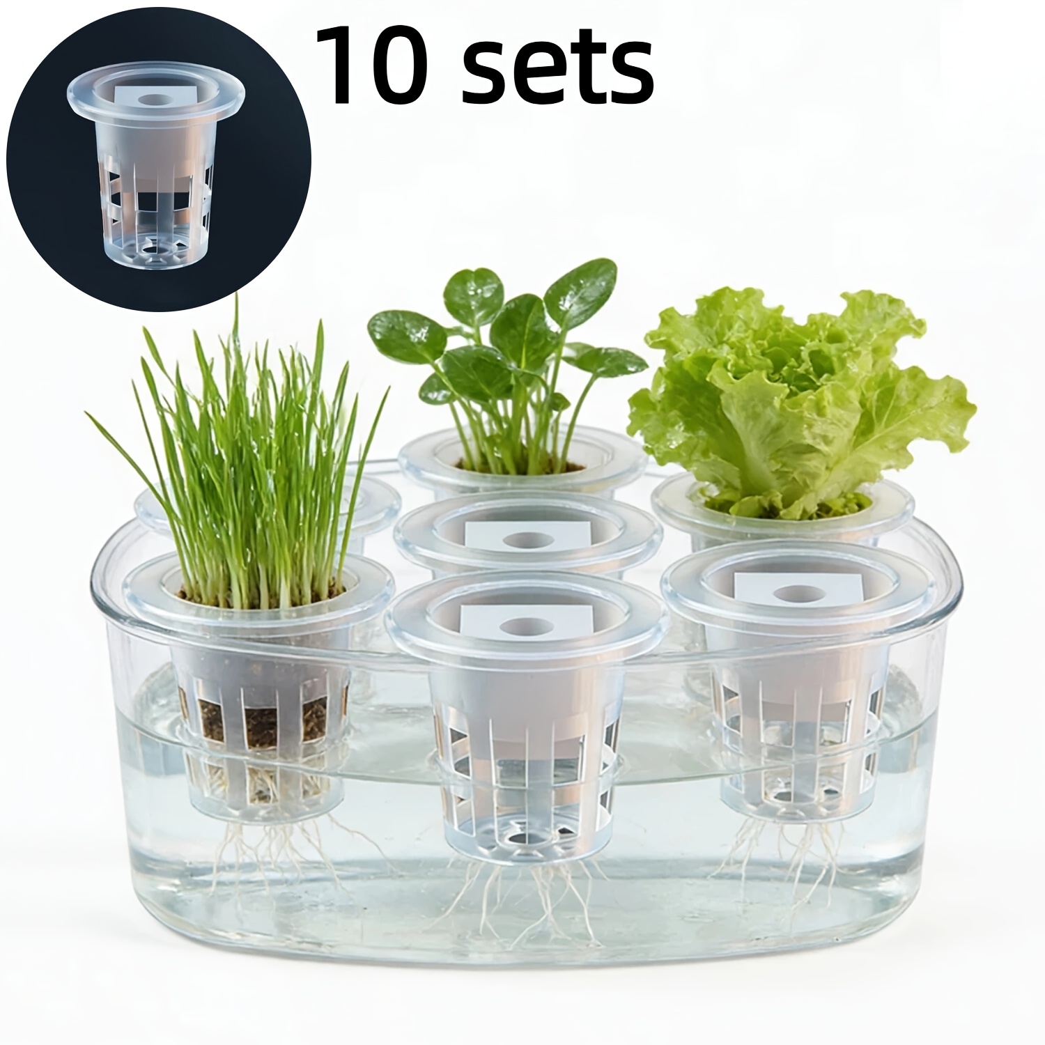 Seed Starter Tray - Набор из 10 корзин для гидропонных