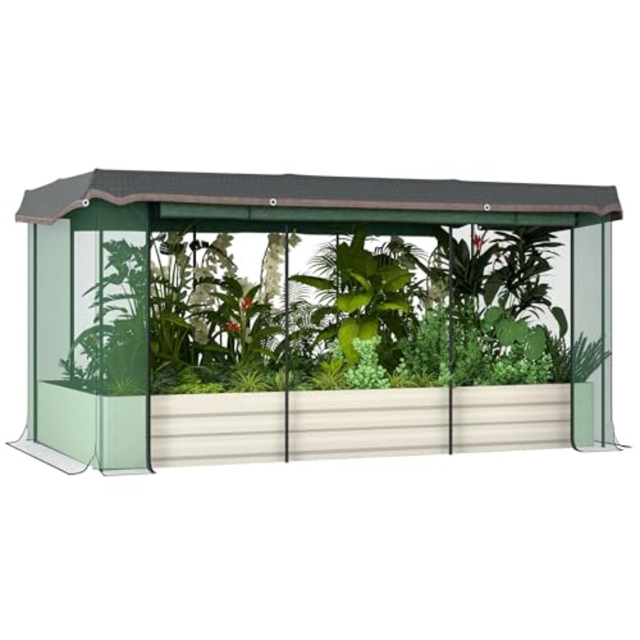 Raised Garden Bed - Оцинкованная приподнятая грядка 7,3 x 3,4