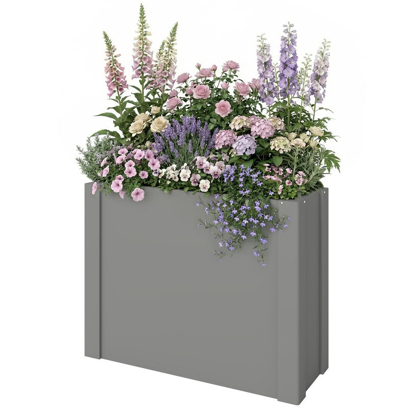 Грядка-клумба Outsunny оцинков – обзор и цена Raised Garden Bed