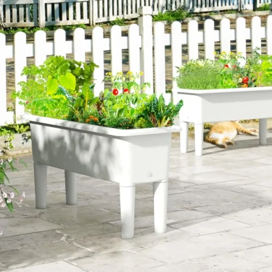 Набор из 2 уличных грядок для  – обзор и цена Self Watering Planter