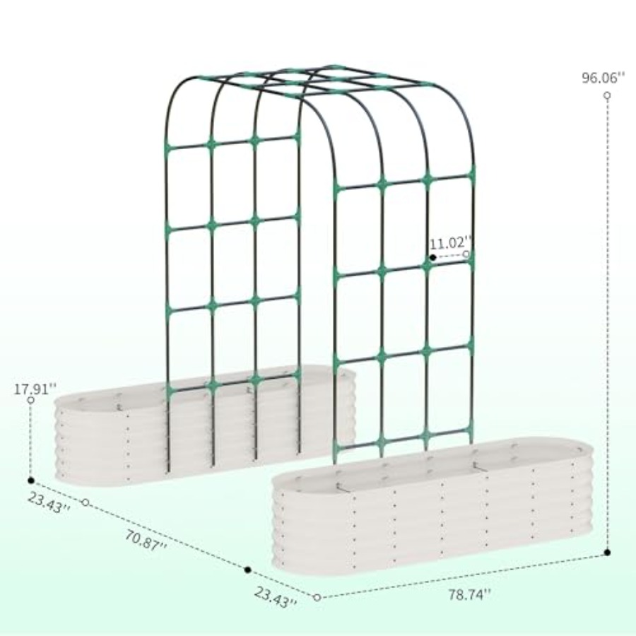 Оцинкованная приподнятая грядк – обзор и цена Raised Garden Bed