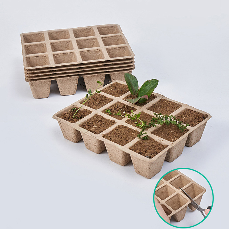 5 шт., 12 отверстий, биоразлаг – обзор и цена Seed Starter Tray