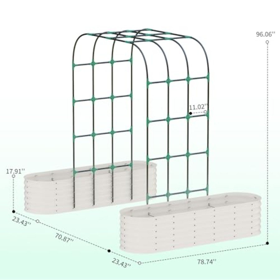 Высокая оцинкованная грядка-кл – обзор и цена Raised Garden Bed