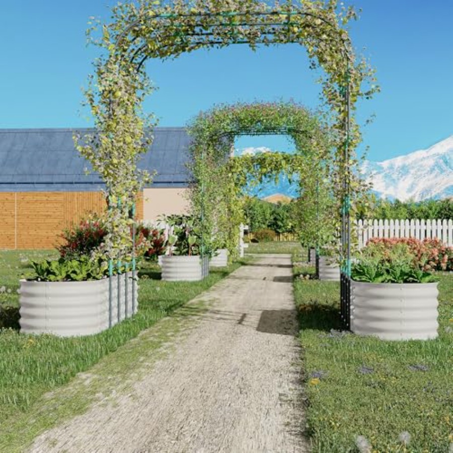 Высокая оцинкованная грядка-кл – обзор и цена Raised Garden Bed