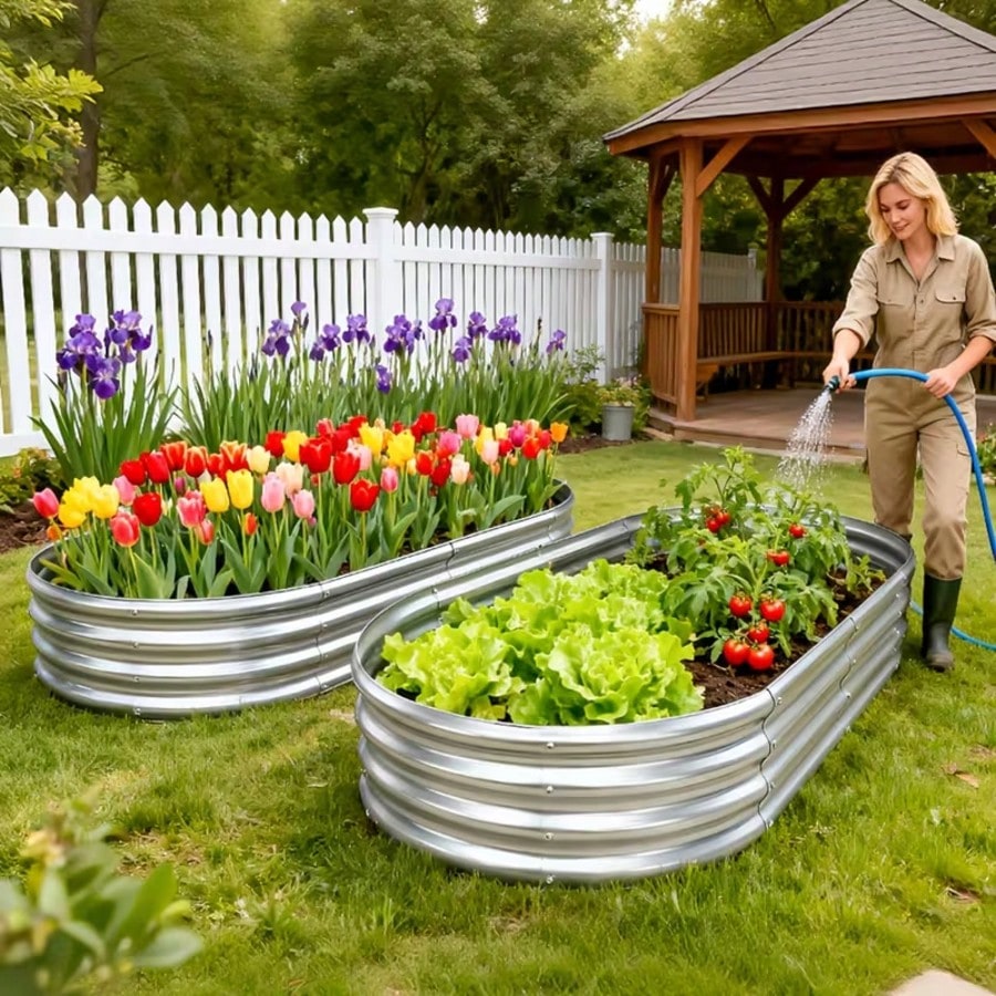 2 шт. утолщенные оцинкованные  – обзор и цена Raised Garden Bed