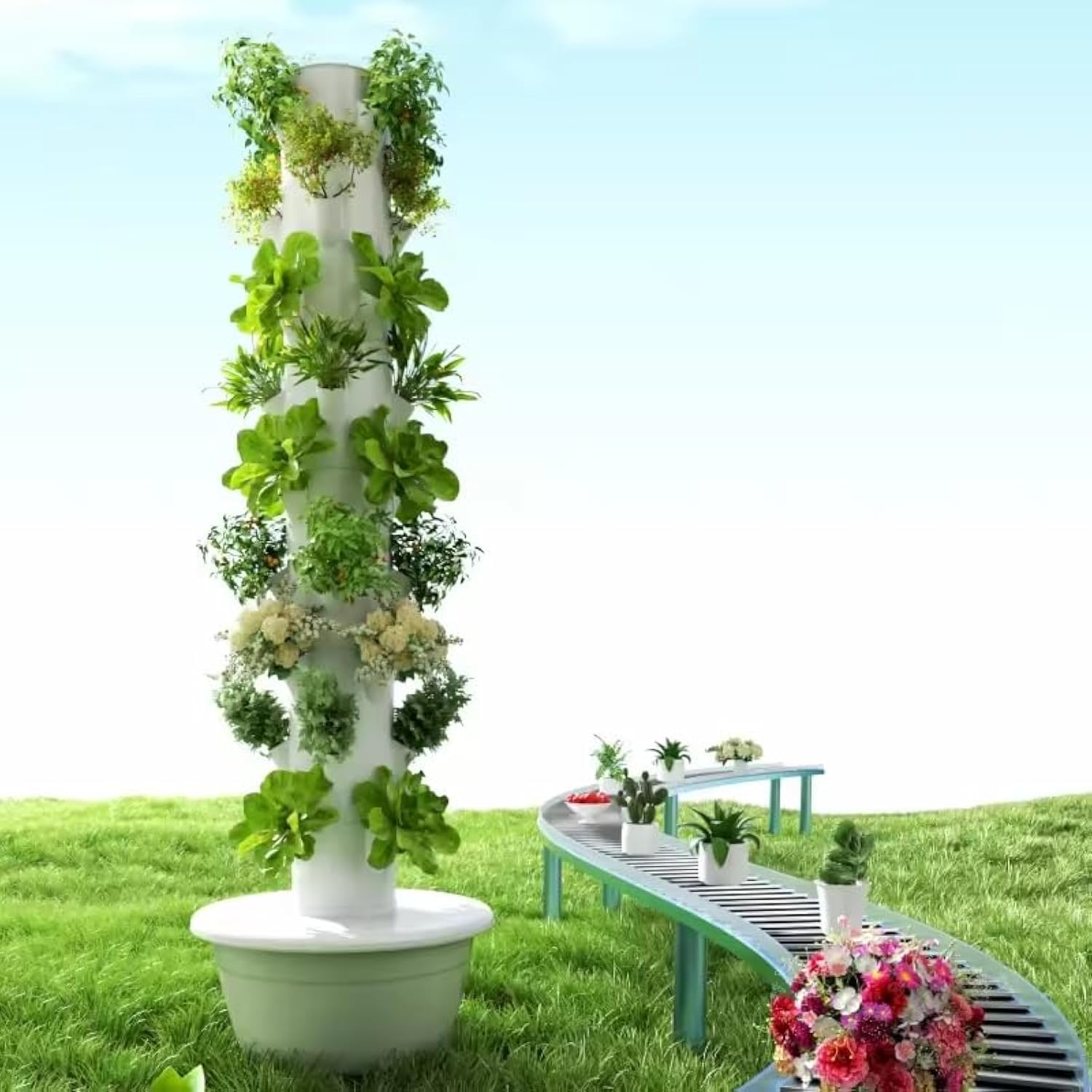 Вертикальная гидропонная аэроп – обзор и цена Vertical Planter